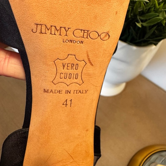 Jimmy Choo  satin Black  Heels - Picture 6 of 14